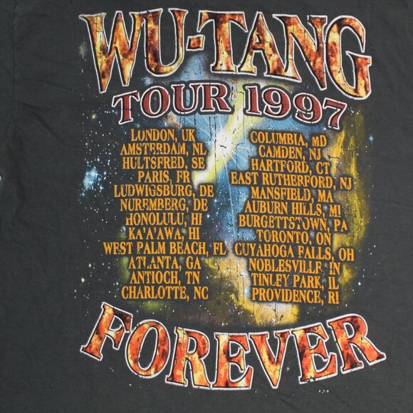 Wu-Tang Forever Tour 1997 Size Medium Black Adult Tshirt - Picture 9 of 12